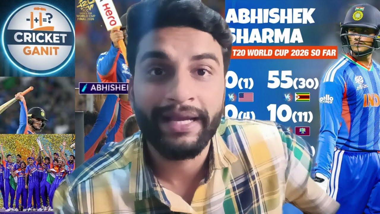 Abhishek Sharma Final Match Performance | T20 World Cup 2026 Final | IND vs NZ #t20worldcup2026