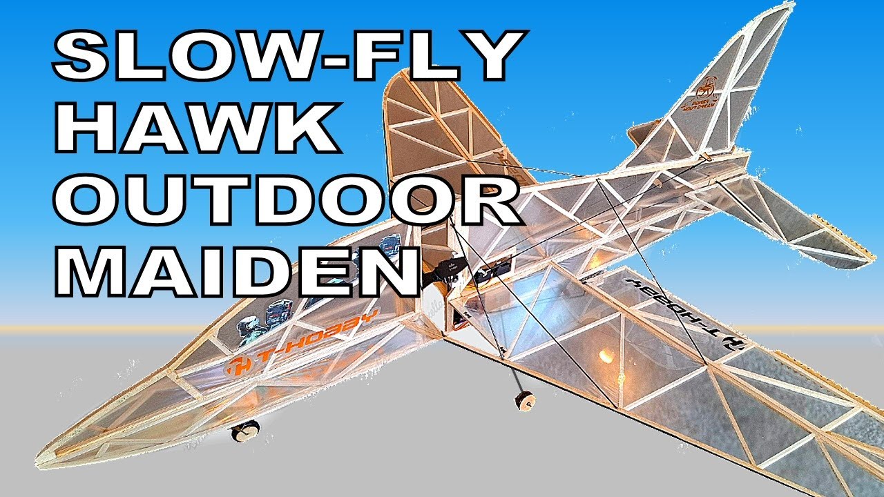 Flying the Invisible Hawk Outside for the First Time