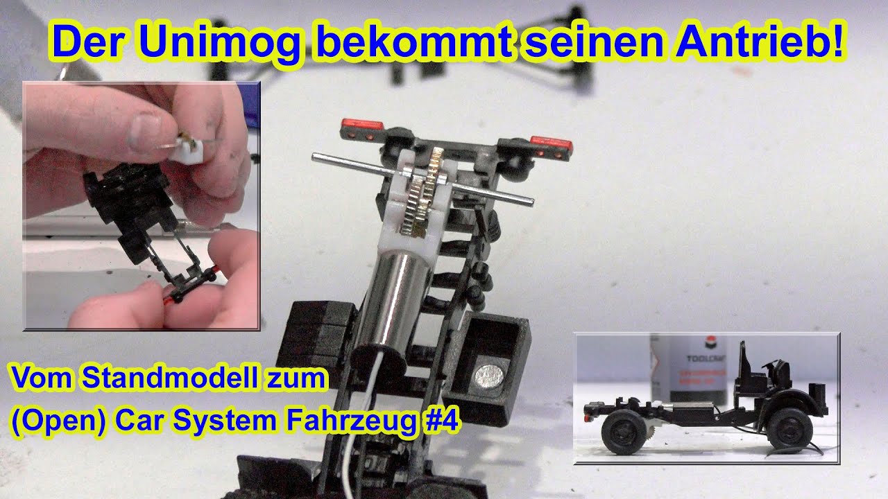 So einfach ist der Antriebseinbau | Vom Standmodell zum (Open) CarSystem Fahrzeug #4