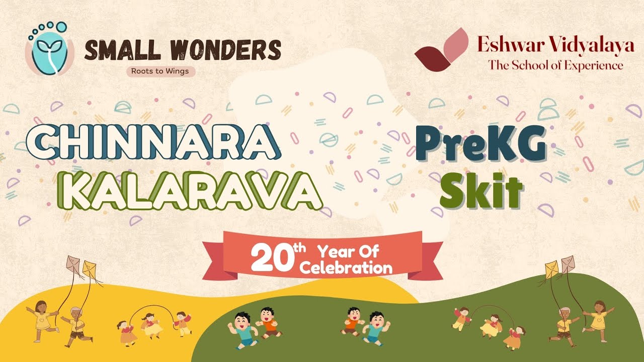 PreKG Skit | CHINNARA KALARAVA 2025 | Small Wonders Pre-school | Mysuru