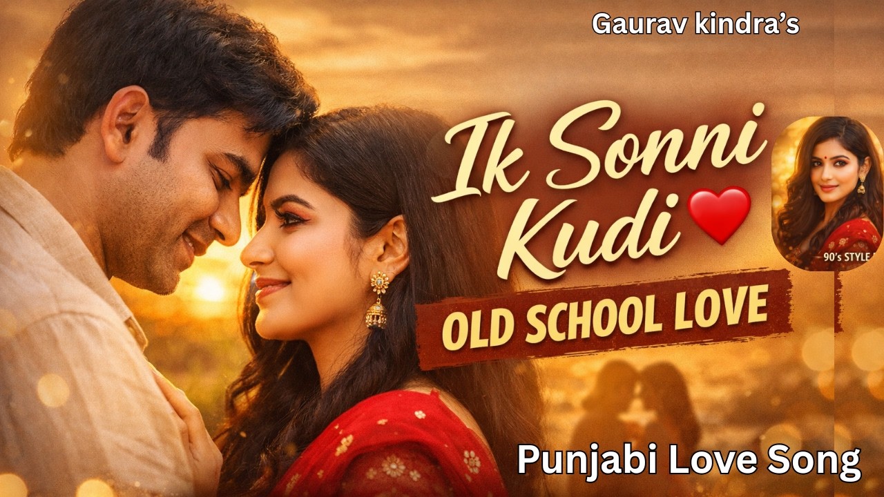 Ik Sonni Kudi 💕 Ankhiyaan Mere Naal | New Punjabi Song | Old 90’s Style New Punjabi Romantic Song