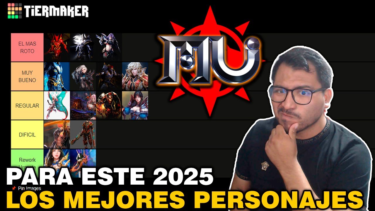 ¿CUÁL ES EL MEJOR PERSONAJE para este 2025 en MU ONLINE?🤔