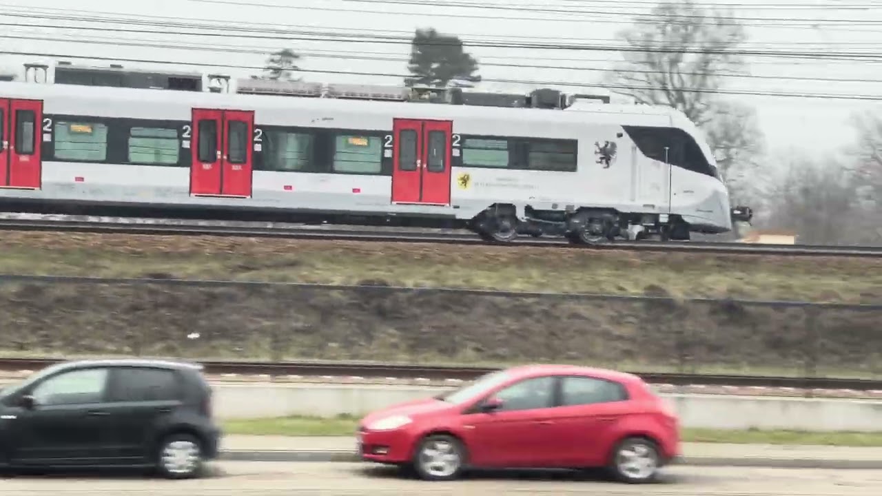 Elektryczne zespoły trakcyjne Newag IMPULS2 58WE-011 & 58WE-012 SKM Tr&oacute;jmiasto Gdańsk Stocznia