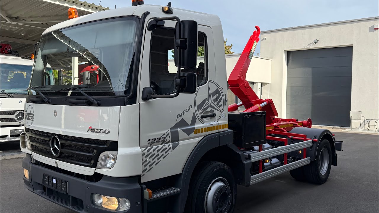 Mercedes-Benz Atego 1222 hákový nosič kontajnerov / container hooklift