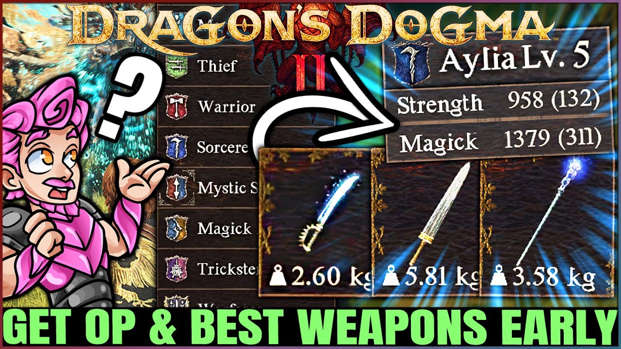Dragon's Dogma 2 - How to Get the BEST Weapon For Each Vocation EARLY & Get POWERFUL Fast - Guide!
