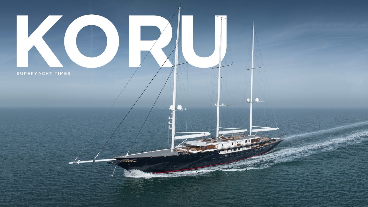 JEFF BEZOS' 127m superyacht KORU on sea trails | SuperYacht Times