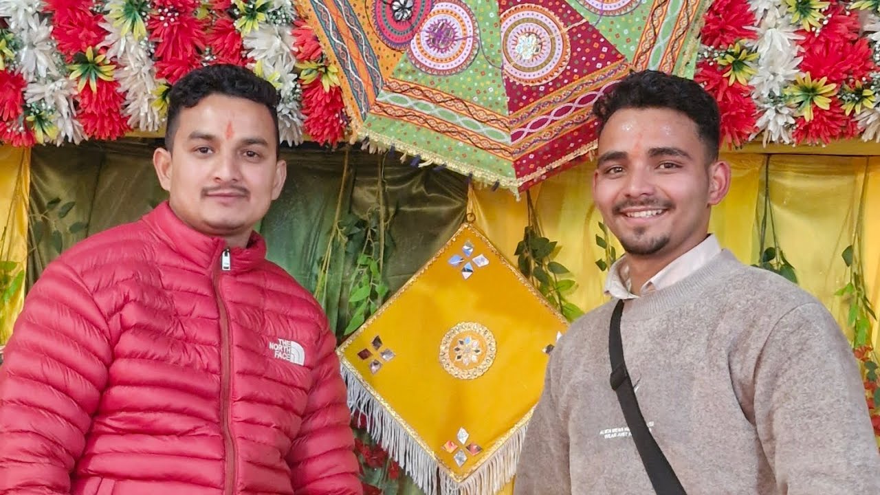 पंकज भाई की मेहंदी में रोला 🤣😍#dailyvlog #mehandinight @gopupahadivlogs6225 