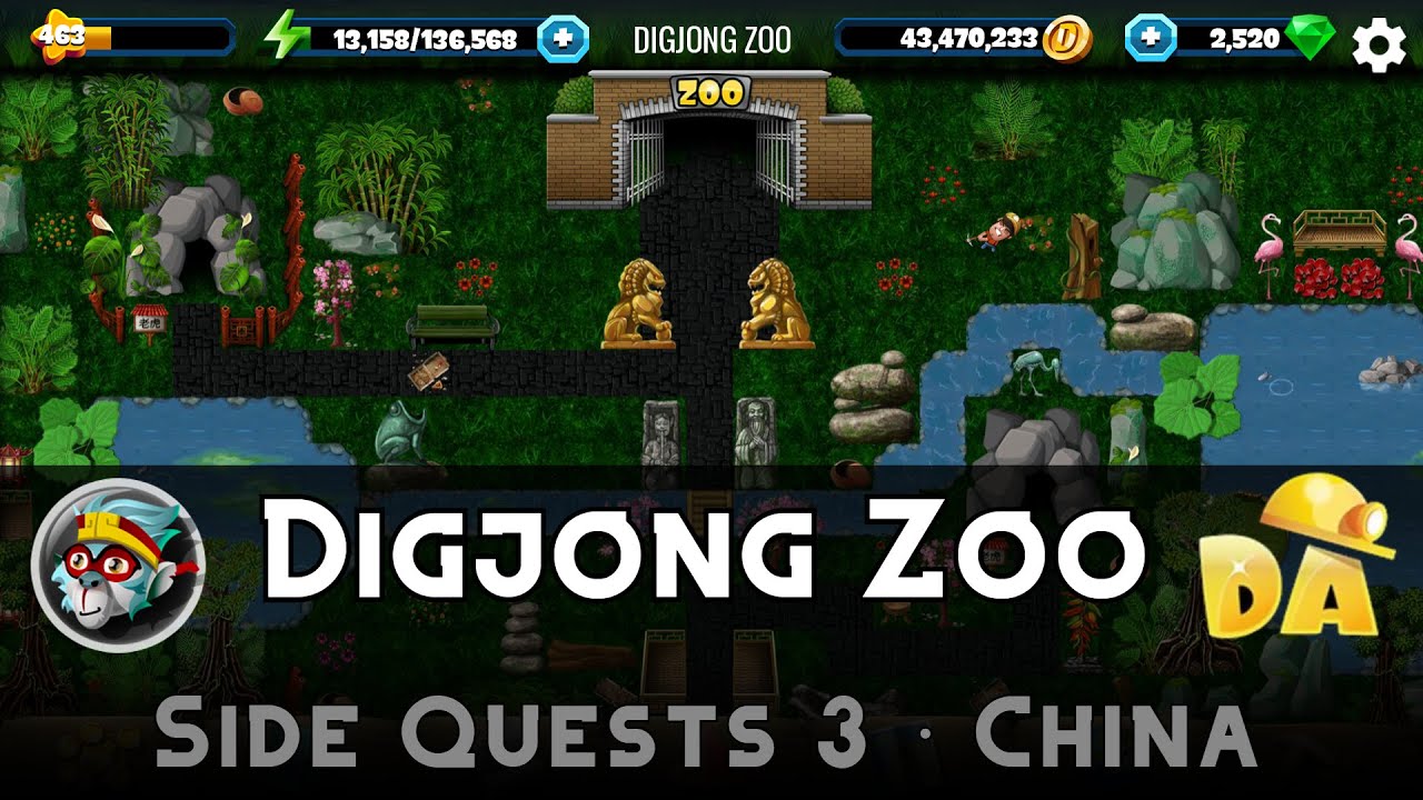 Digjong Zoo | Side Story China | Diggy's Adventure