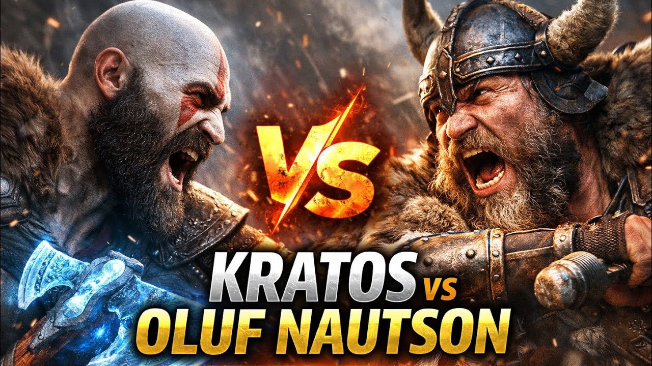 OLUF NAUTSON vs KRATOS – MINI BOSS FIGHT | God of War Ragnarök | PC