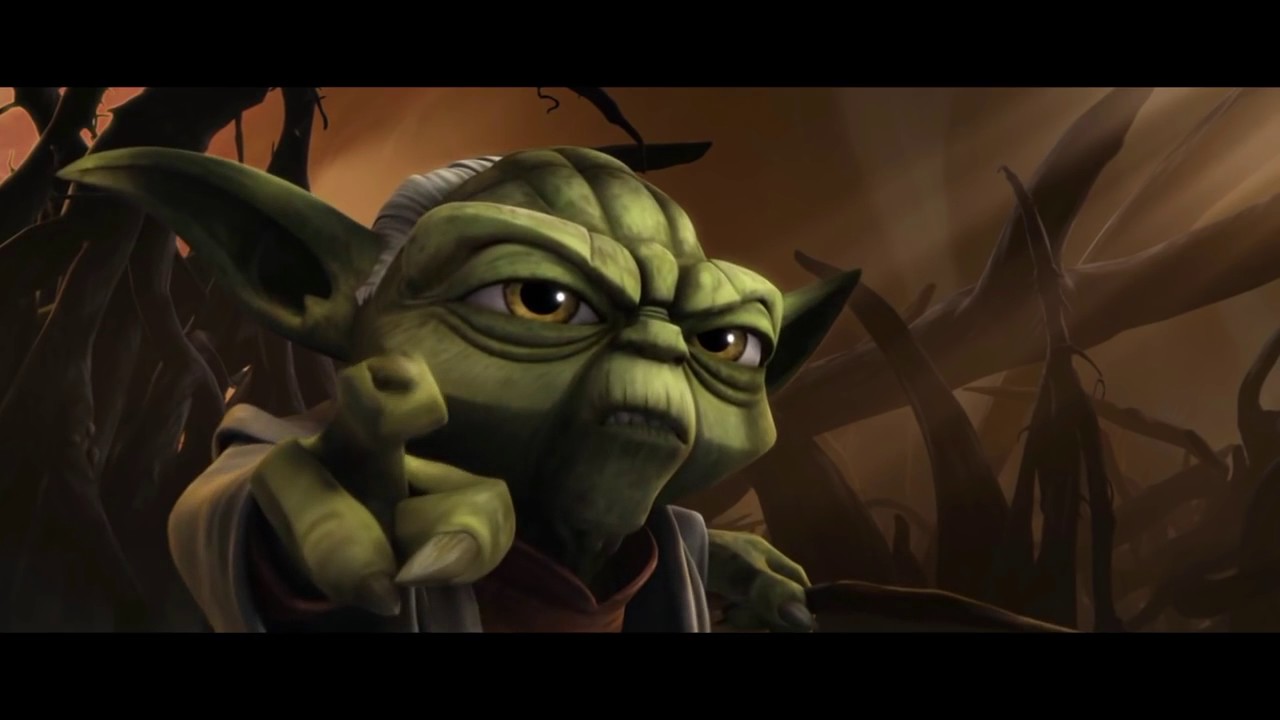 The Clone Wars - Master Yoda Vs His Darkside