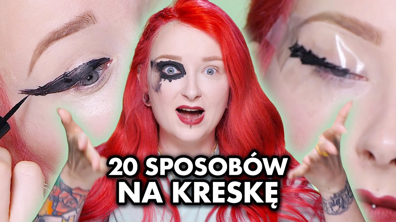 Sprawdzam 20 WASZYCH SPOSOBÓW na kreskę na oku 😲