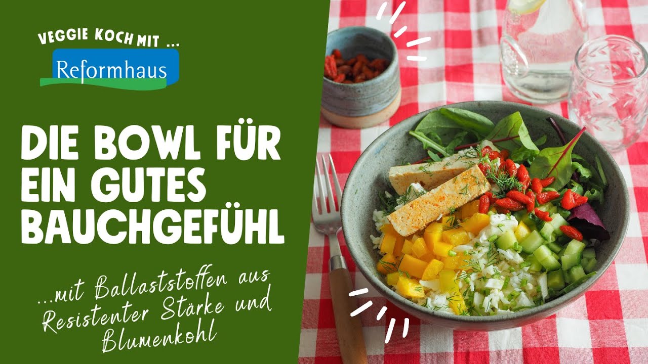 Darmfood: Blumenkohl-Reissalat-Bowl |  Reformhaus&reg; Kochschule