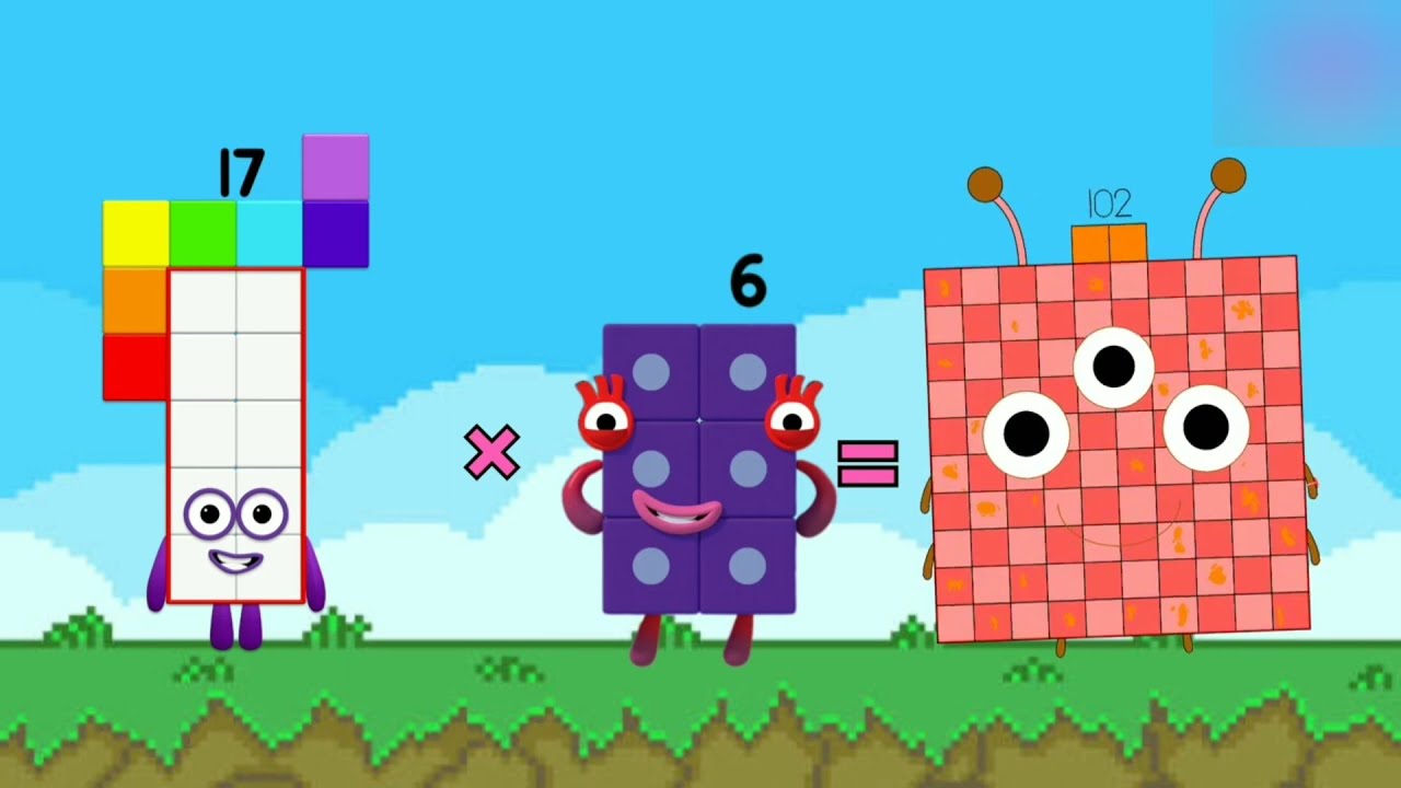 Numberblocks 17 times table  | learn to count &lrm;@preschoollearning110&nbsp;#multiplication