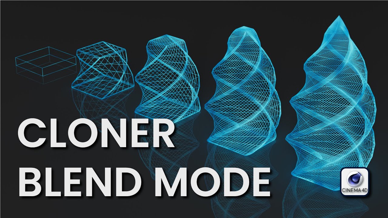 How to blend geometry and deformers to create awesome motion graphics in Cinema 4D - Tutorial
