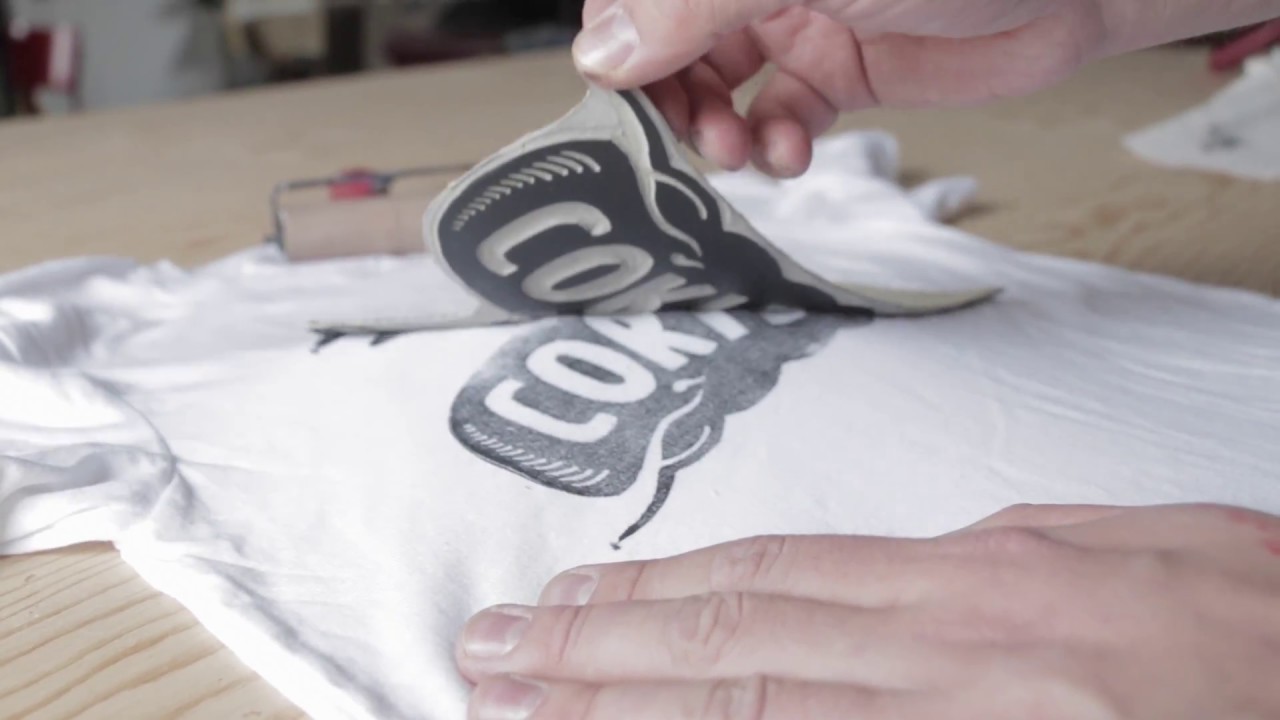Linoleum Block Printing a Tshirt