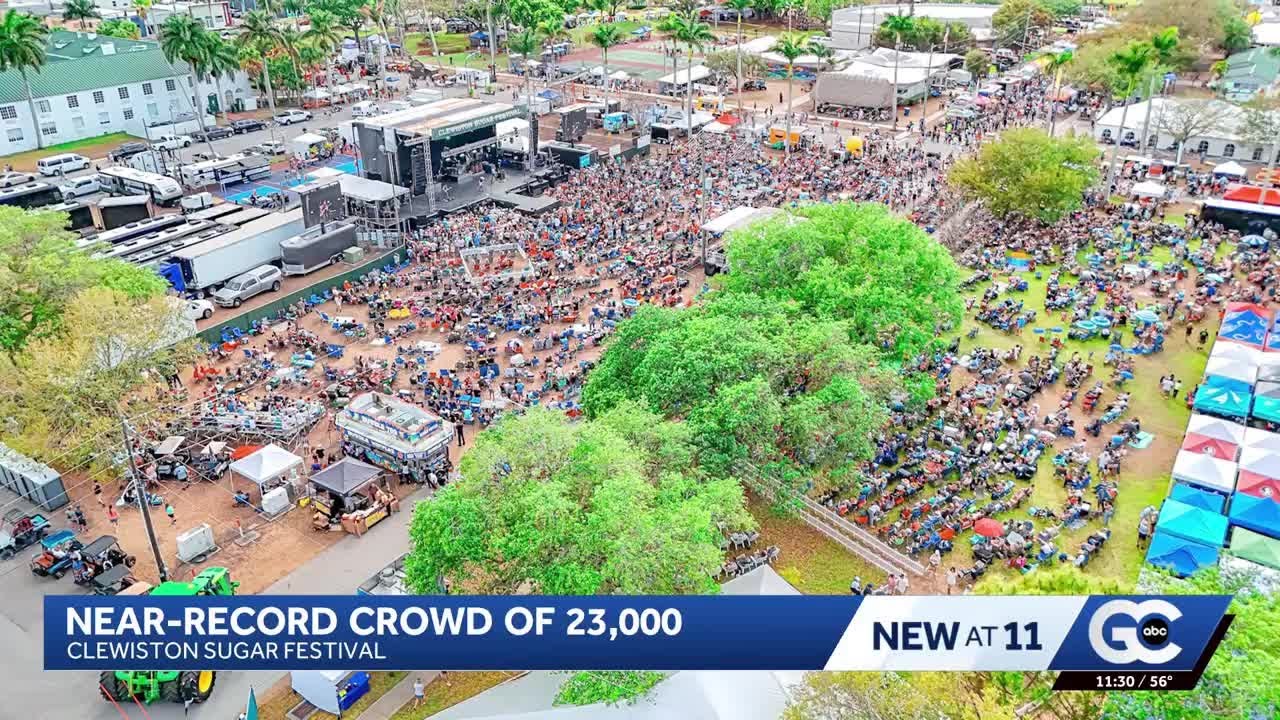 2026 Clewiston Sugar Festival draws near-record crowd around 23,000
