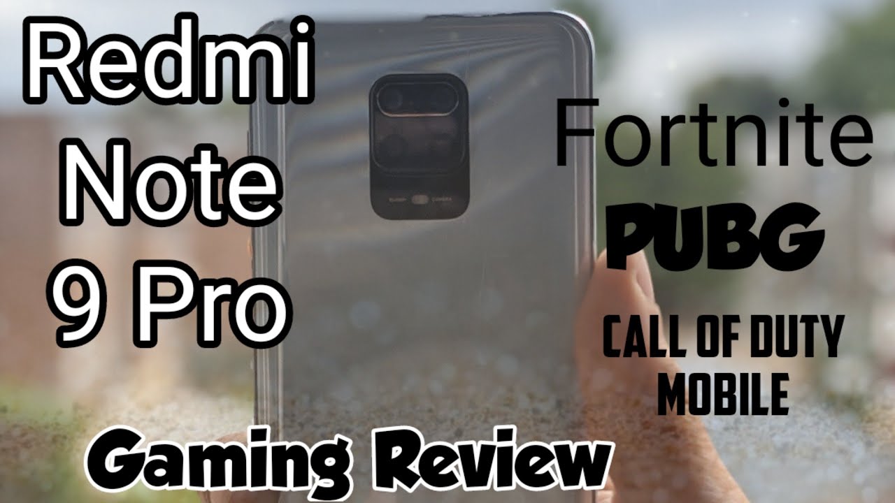Redmi note 9 pro gaming performance | Fortnite, Pubg, Call of Duty!