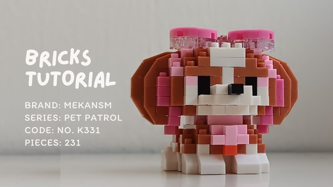 How to Build Cockapoo Pup | MEKANSM Pet Patrol K331 Aviation Pilot Version Building Block  Tutorial