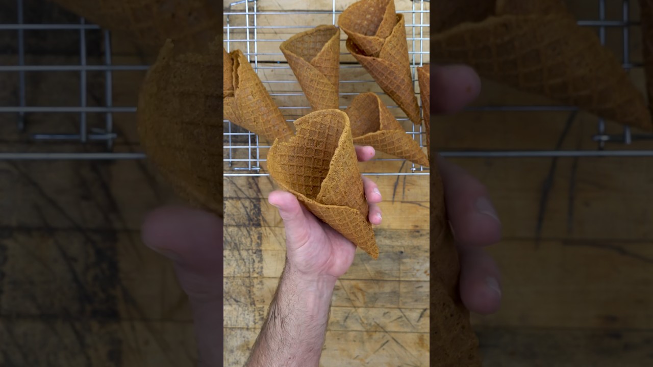 You gotta try these Waffle Cones! 🍦 Craftwytch Ice Cream