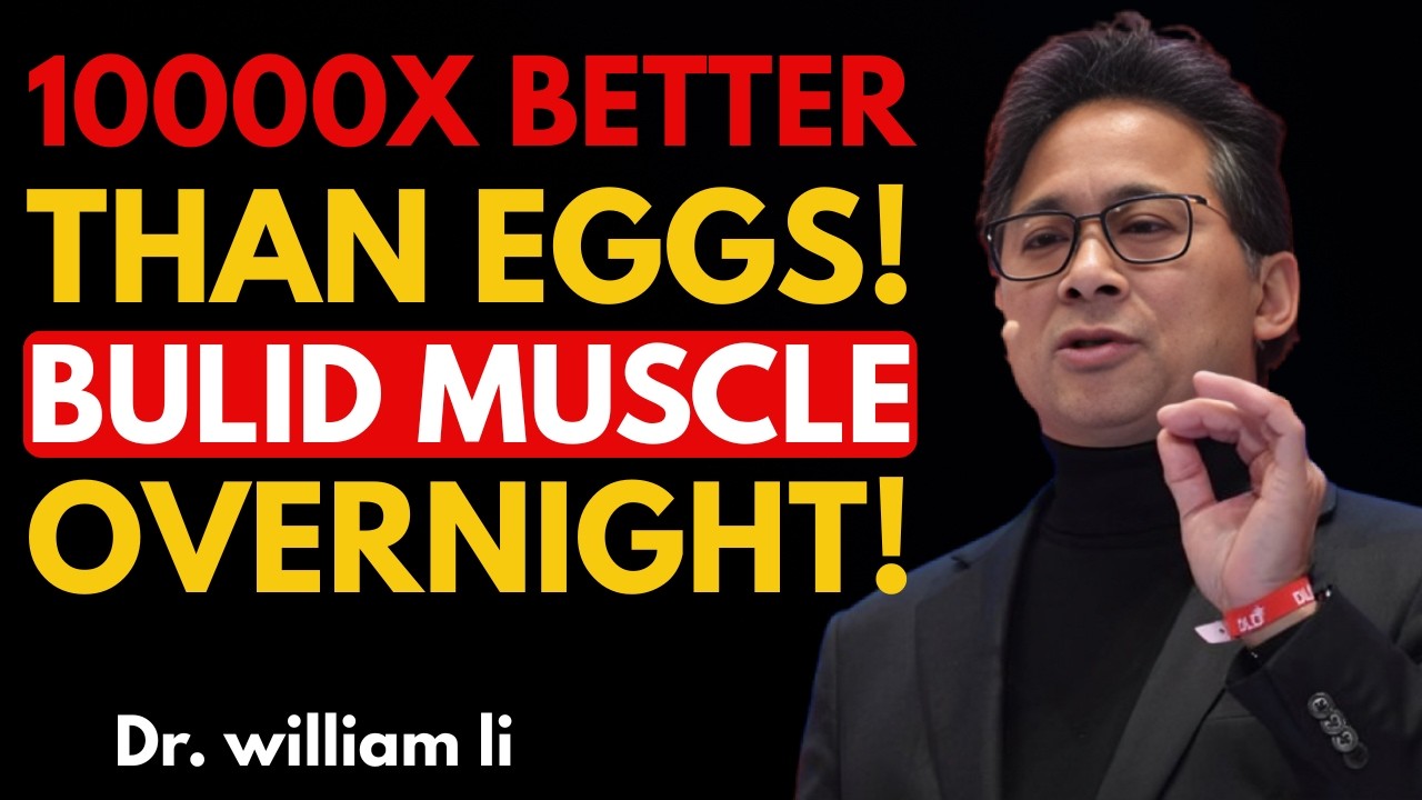 Build Muscle After 75: THIS FRUIT PROTEIN 1,000,000x Better Than Eggs! | Dr. William Li