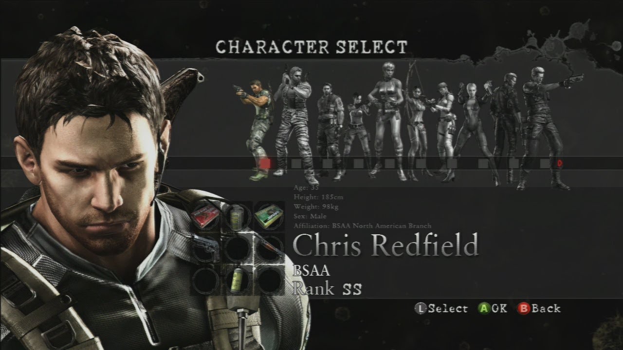Resident Evil 5 | Melee Moves (HQ) | Chris Redfield