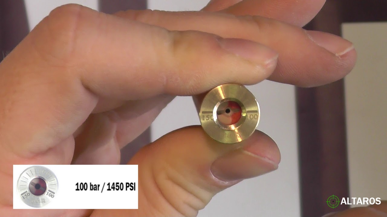 Setting output pressure on Altaros regulator