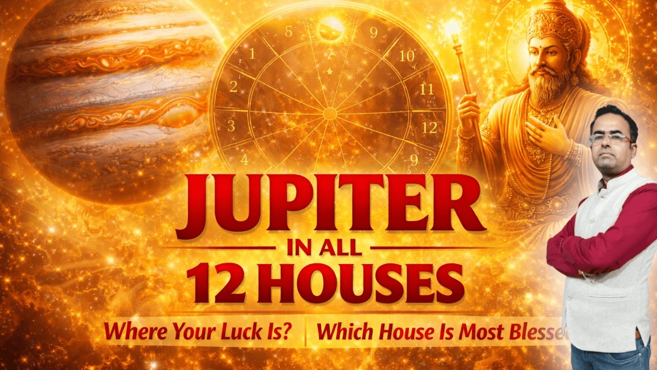 Jupiter in All 12 Houses | Where Is Your Luck? Which House Is Most Blessed?