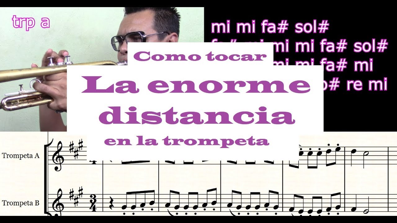 La enorme distancia para Trompeta