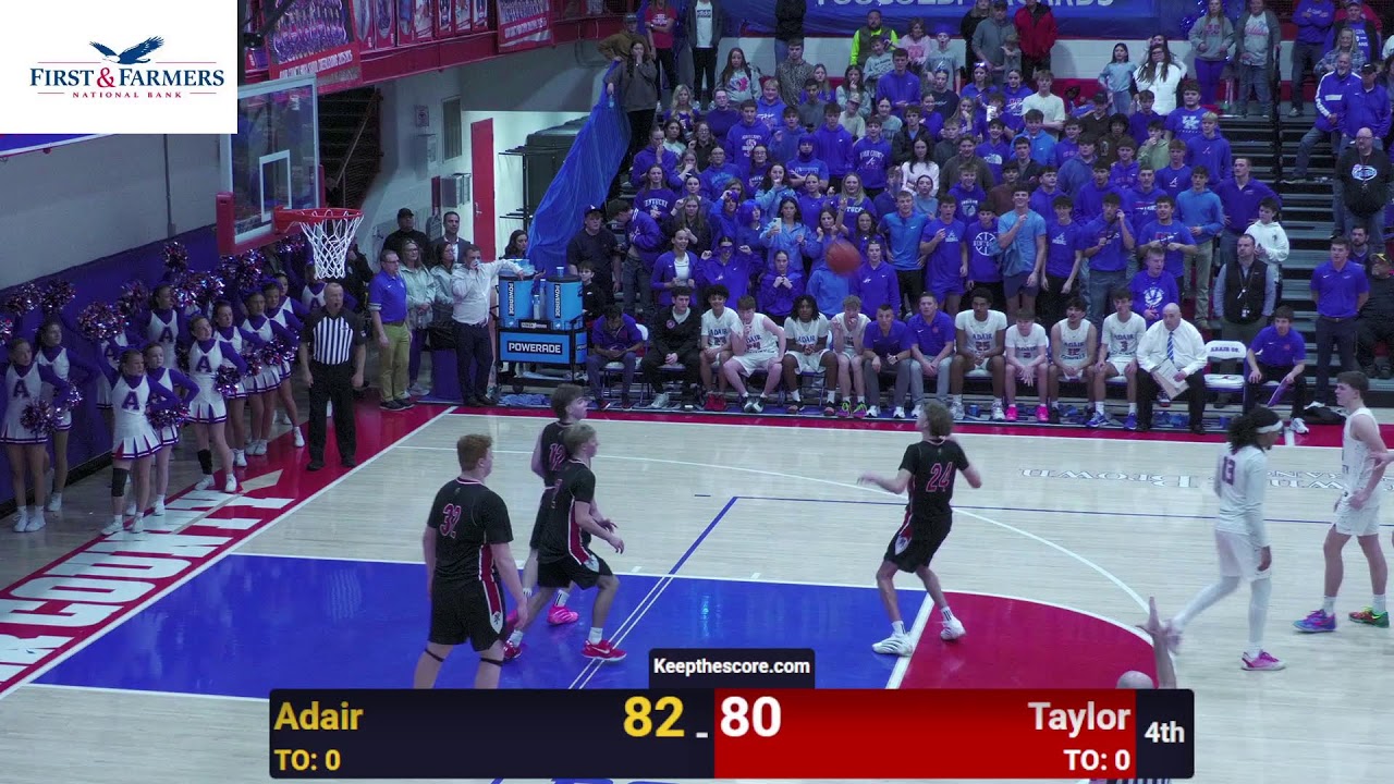 Adair County Basketball vs Taylor County