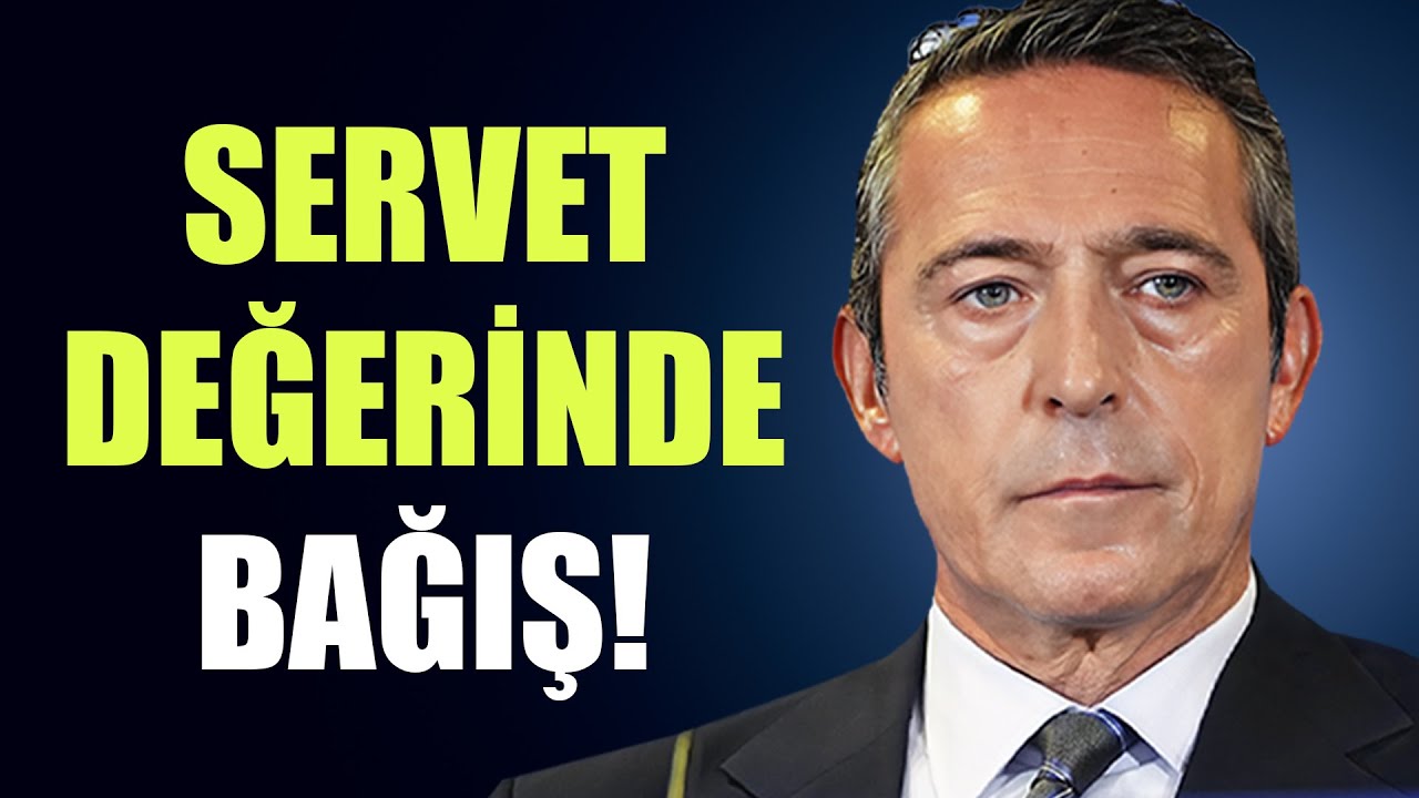 Ali Ko&ccedil;'tan Fenerbah&ccedil;e'ye servet değerinde bağış! Murat Salar a&ccedil;ıkladı.