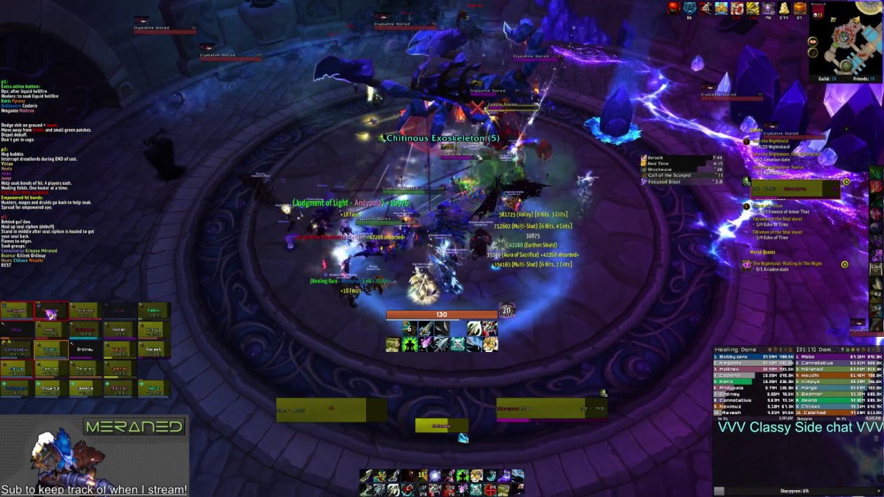 [Hunter] WoW : Legion The Nighthold Heroic Clear!