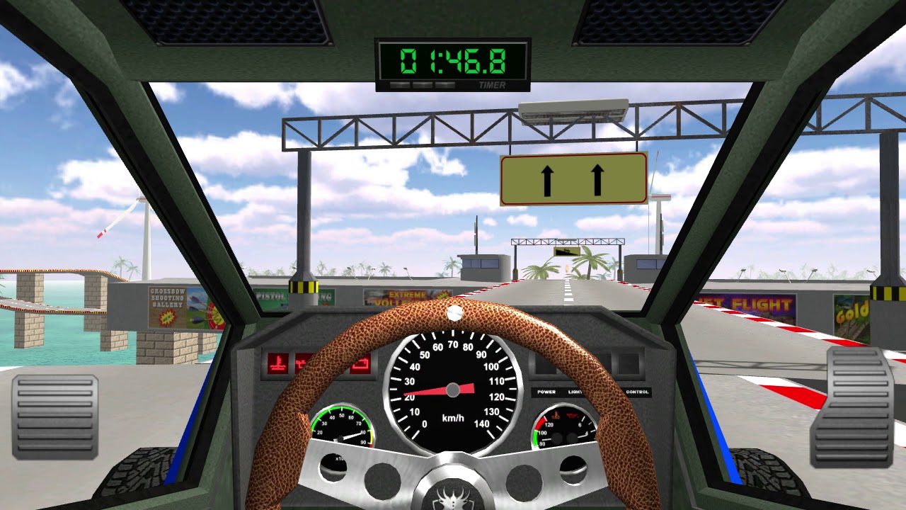Car Stunt Racing. Track - "ROTARY BRIDGES".