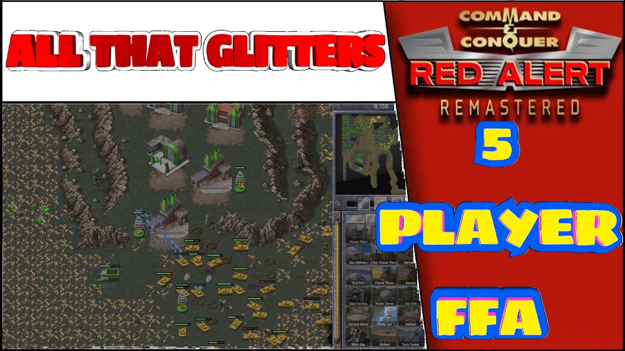 (611) - C&C Remastered - All That Glitters - 5 Player FFA