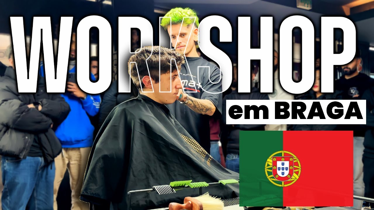 Dei um Curso de Barbeiro no Norte de Portugal - Workshop em Braga 💈