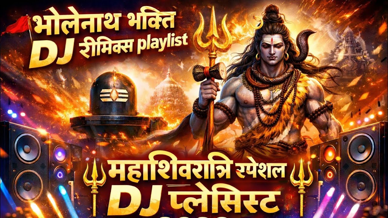 🚩 भोलेनाथ भक्ति DJ रीमिक्स प्लेलिस्ट 🚩🔱 महाशिवरात्रि स्पेशल DJ धमाका 2026 🔱 