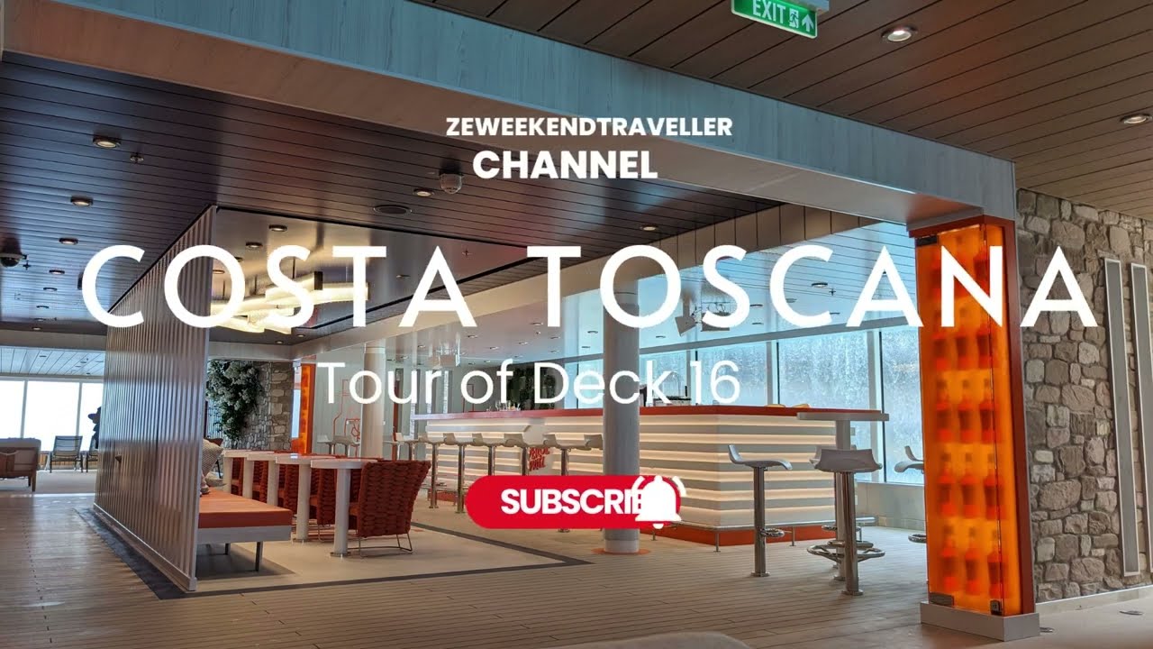 Costa Toscana Deck 16 Tour