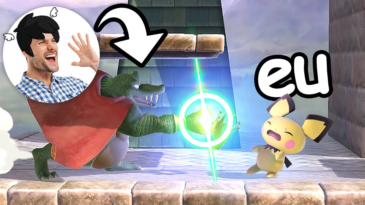 deixei meu amigo me ganhar no SMASH BROS pra deixar ele FELIZ