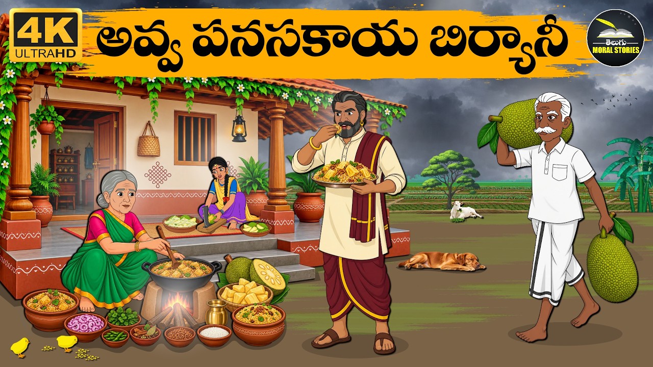 Telugu Stories - అవ్వ పనసకాయ బిర్యానీ - moral stories in telugu - Neethi Kathalu - Moral Stories