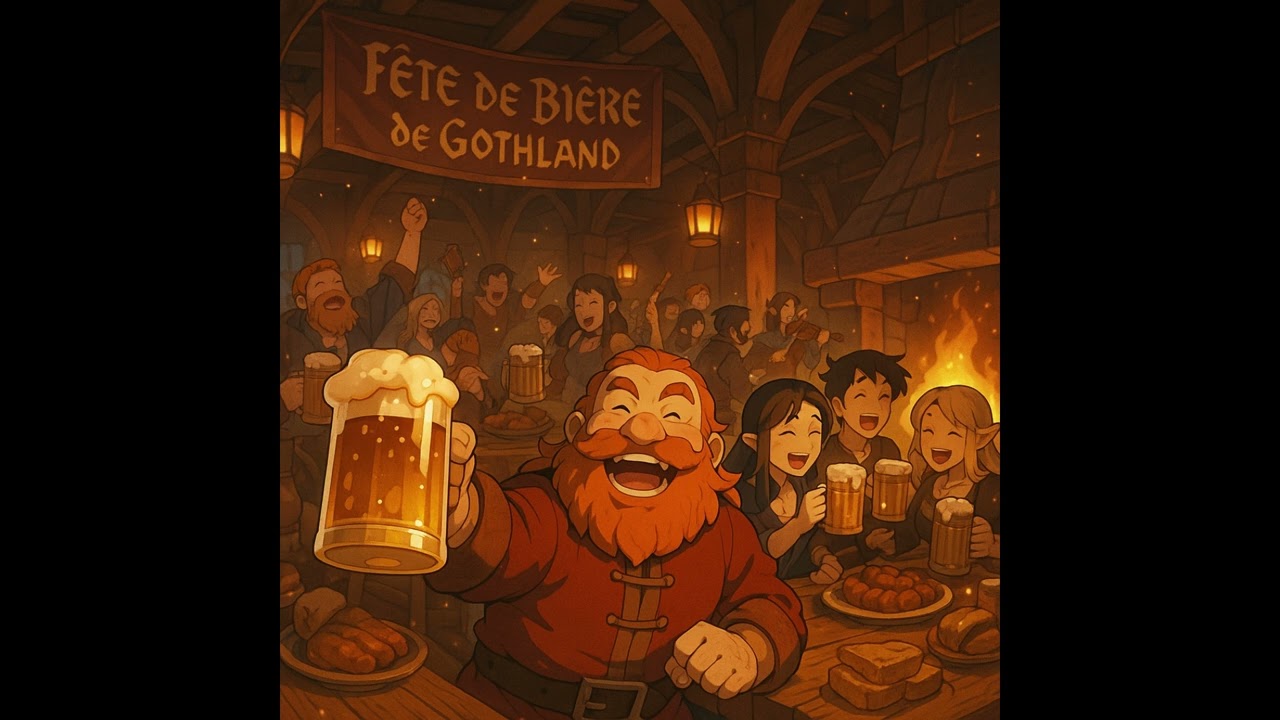 La chope et la flamme