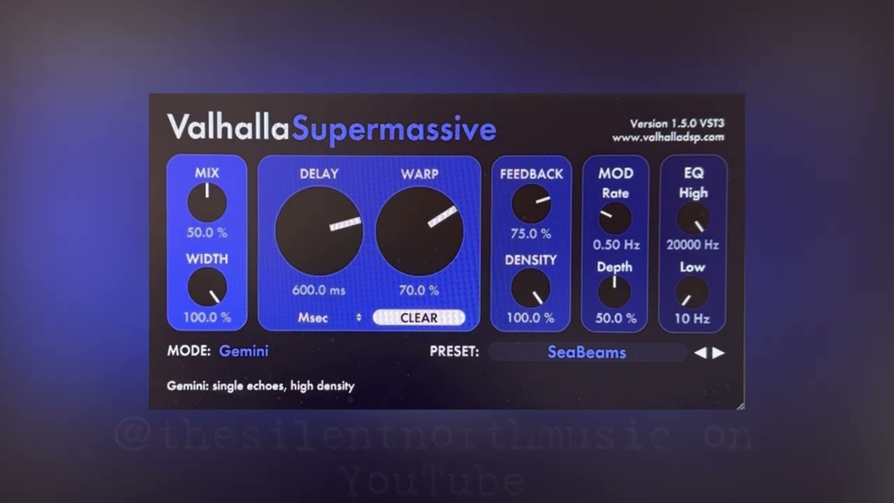 Valhalla Supermassive Reverb plugin - huge atmospheric ambient reverbs for FREE