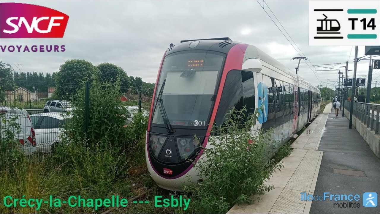 Tramway T14 SNCF - U53600 N°TT301 Crécy-la-Chapelle --- Esbly