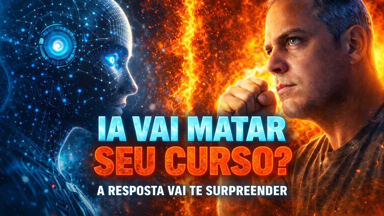 5 Tipos de Cursos que a IA Vai ELIMINAR em 2026 (e Como Adaptar o Seu em 30 Dias)