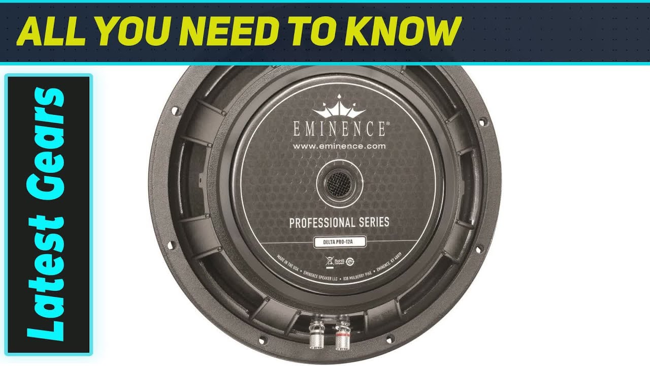 Eminence Delta-Pro-12A: один из 12 лучших динамиков для акустических систем.