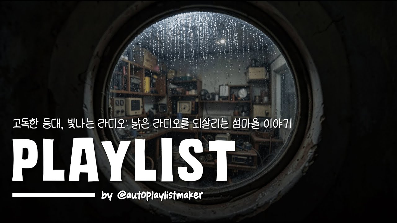 Playlist | 고독한 등대, 빛나는 라디오: 낡은 라디오를 되살리는 섬마을 이야기 📻✨