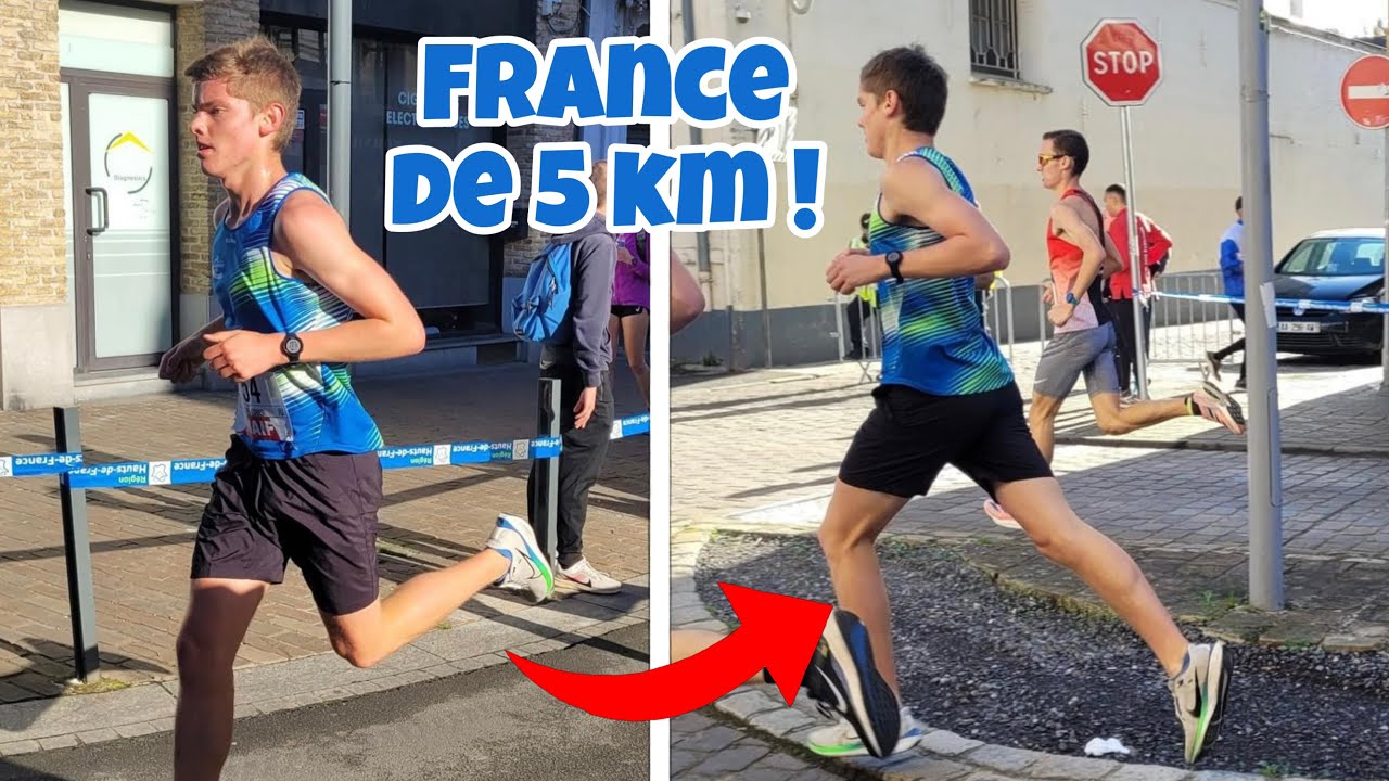 JE FAIS LES FRANCE DE 5 KM POUR LA PREMIÈRE FOIS ! (course junior : victoire de Côme Le Baron)