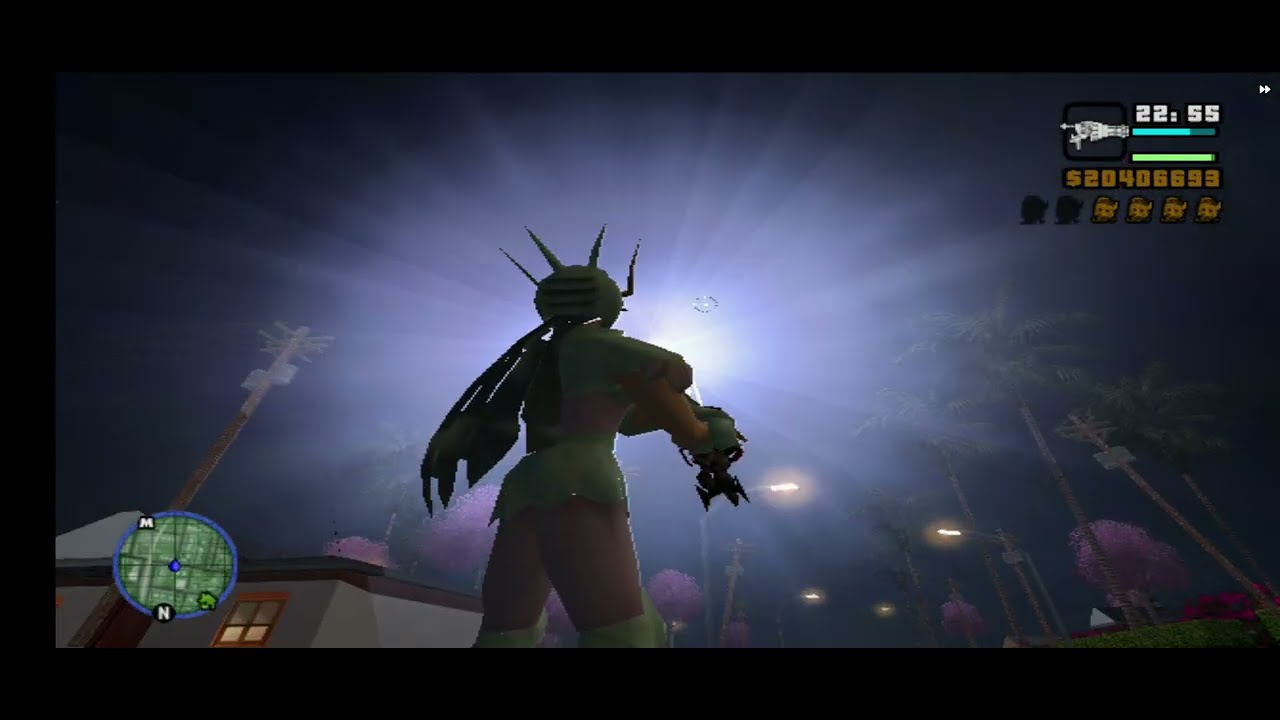 GTA San Andreas - mod anime - gameplay 