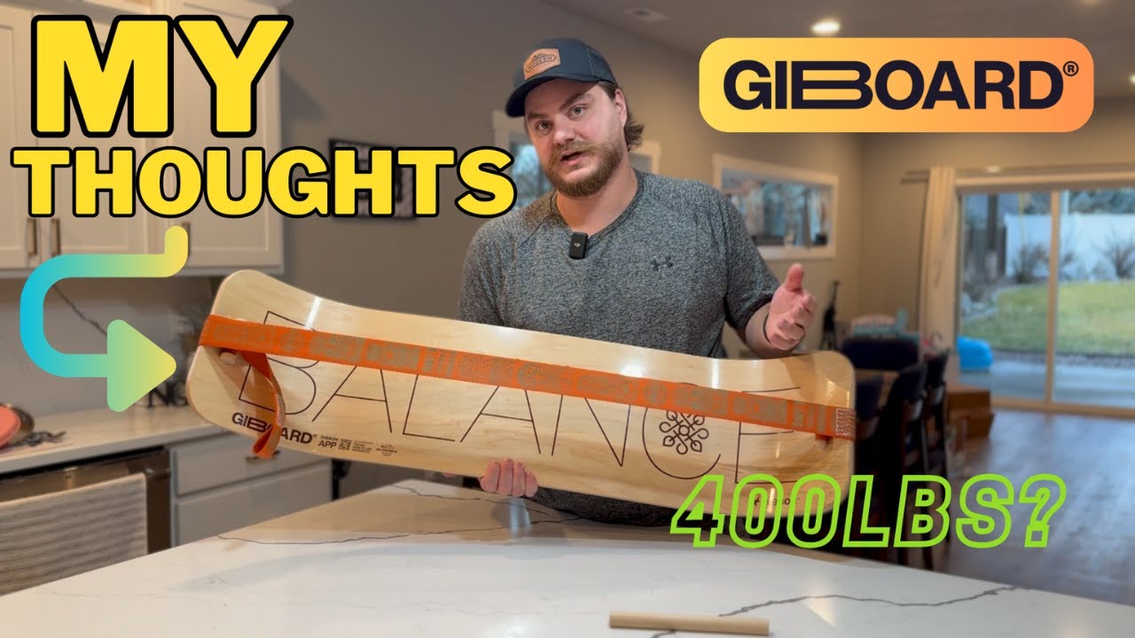 Fun Indoor Workout For Adults AND Kids. The Gibbon GiBoard!