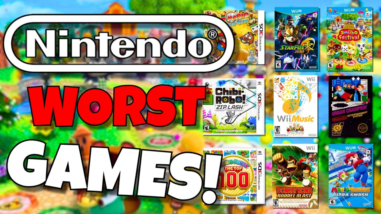 The Top 10 WORST Nintendo Games!
