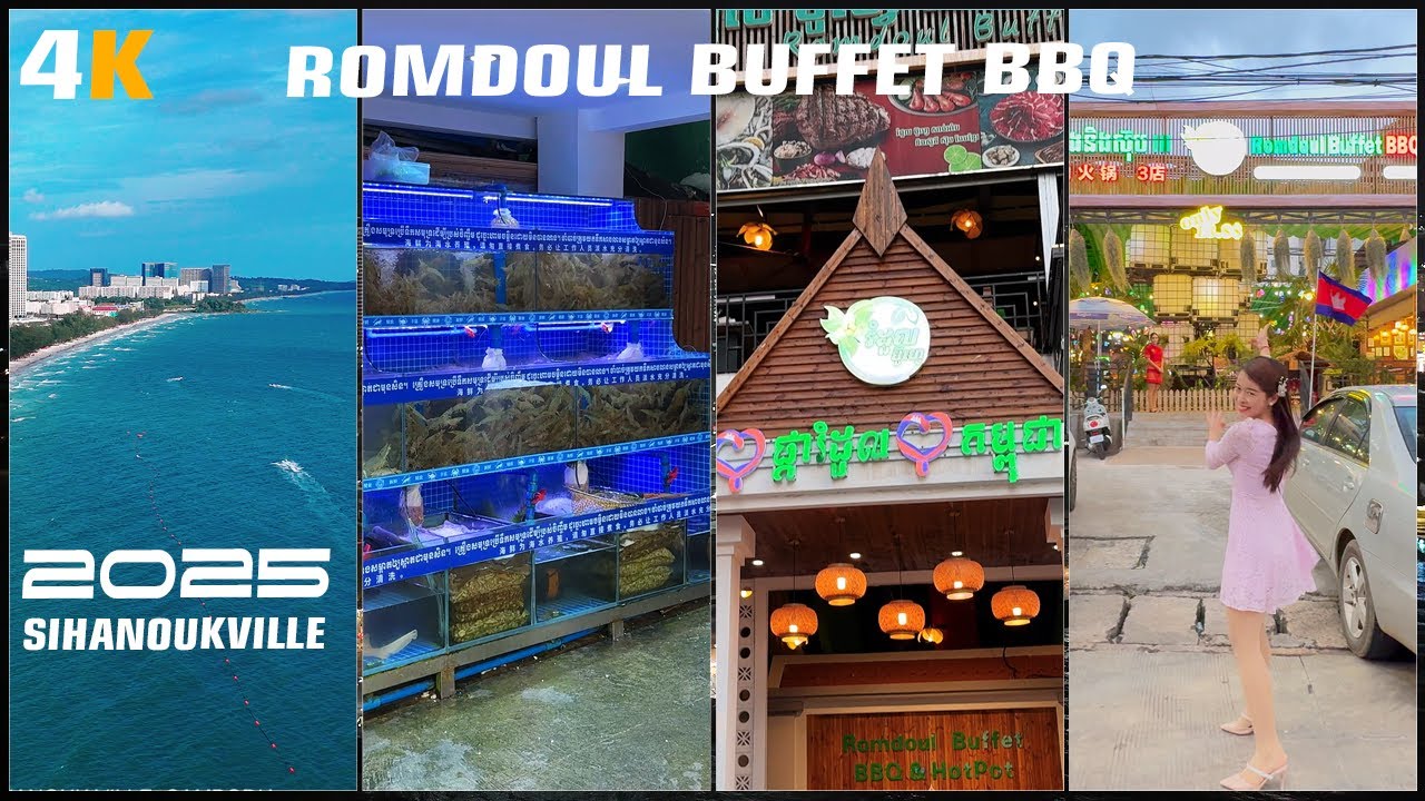 ROMDOULBUFFET BBQ SIHANOUK VILLE CAMBODIA 