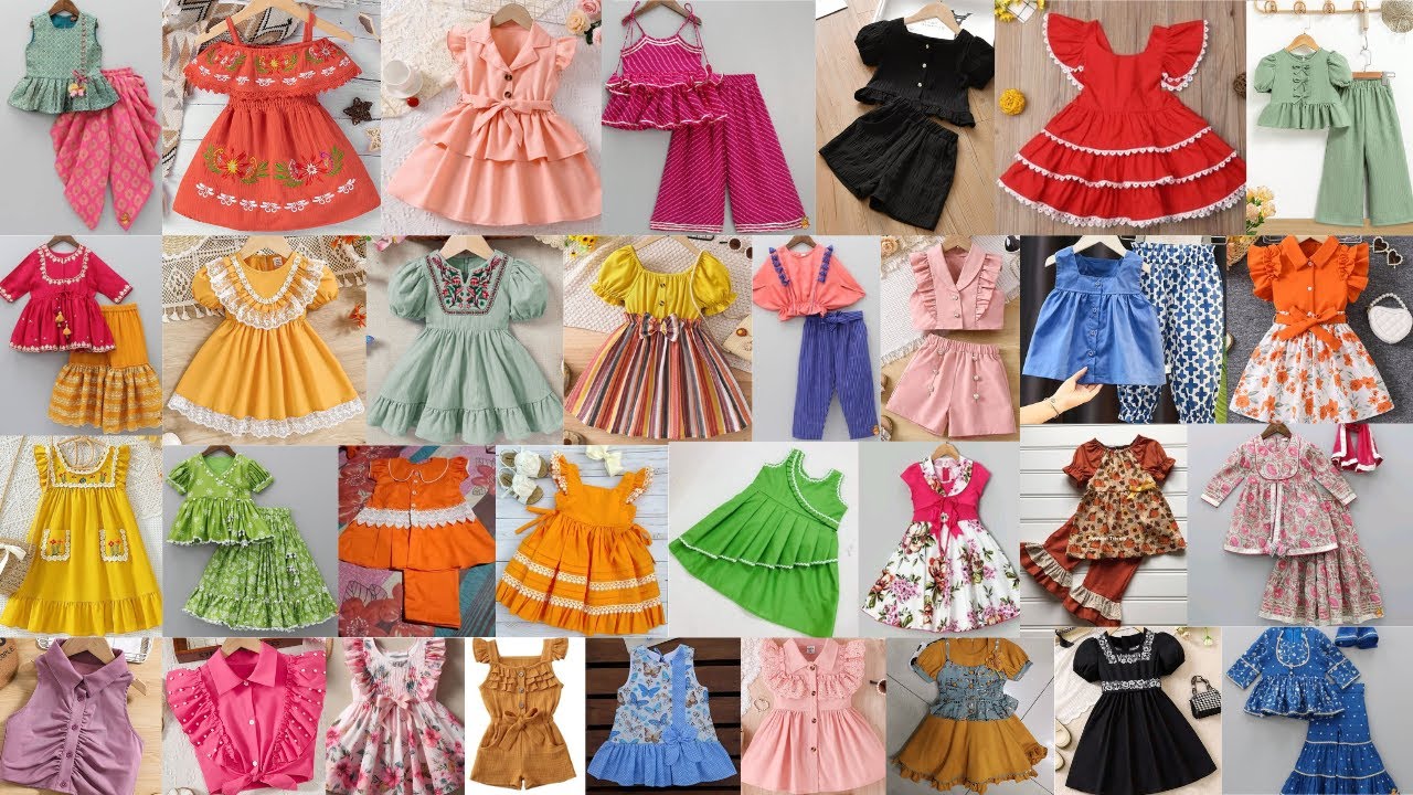 Summer Baby Frock Design 2025/Baby Girl dress design/Latest baby frock design/kids dress design